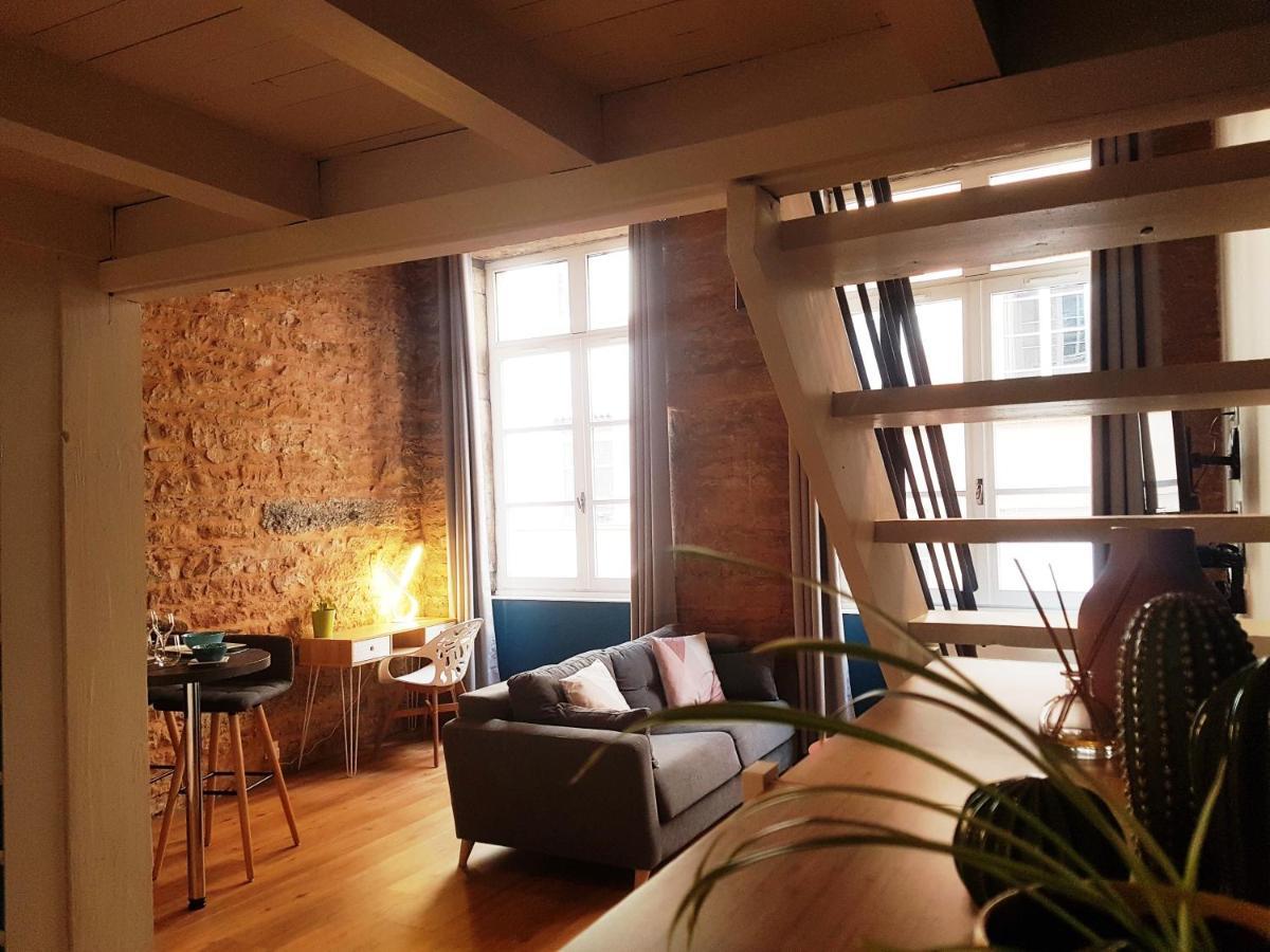 Charmant Appartement Style Canut Pentes Croix Rousse Lião Exterior foto