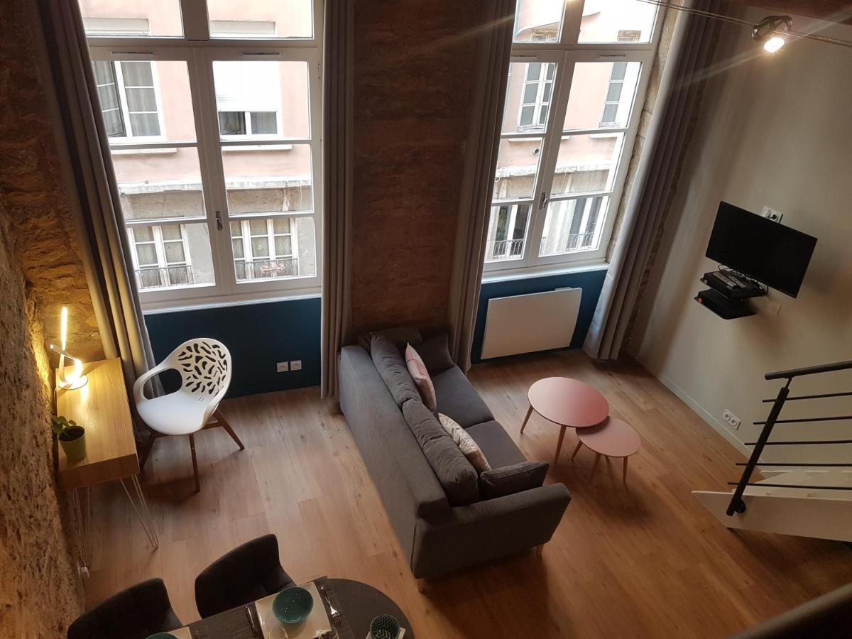 Charmant Appartement Style Canut Pentes Croix Rousse Lião Exterior foto